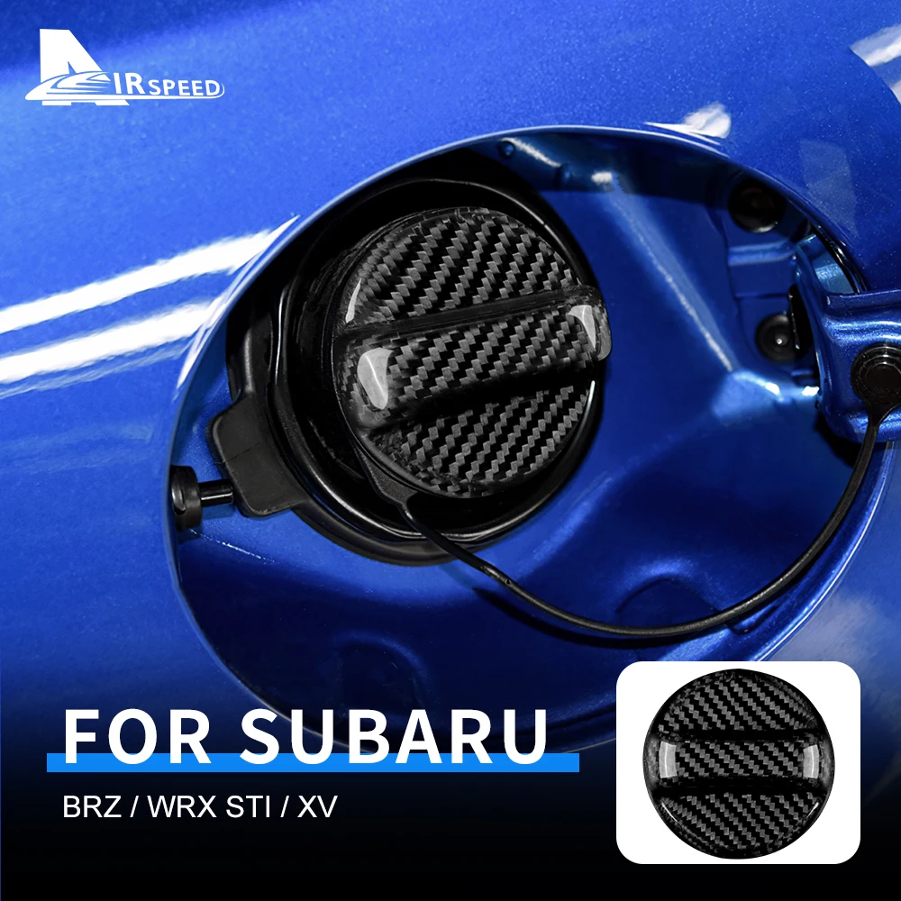 

Universal For Subaru BRZ 2021 2022 2023 WRX STI XV Real Hard Carbon Fiber Car Fuel Tank Cap Trim Sticker Cover Auto Accessories