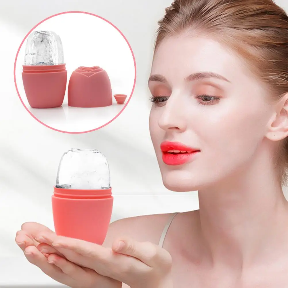 

Multifunction Practical Women Lady Girl Face Beauty Ice Mold Food Grade Ice Face Roller Safe Birthday Gift