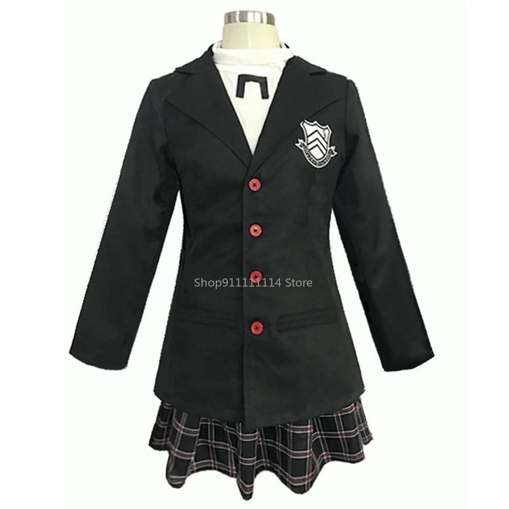 Костюм для косплея аниме Persona 5 униформа мужчин и женщин школы студента P5 пальто