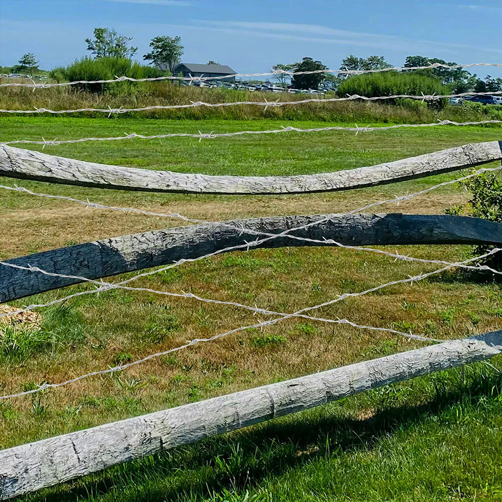 Железная проволока уличная стальная зазубрина замена колючей ограждения для