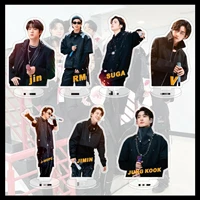 kpop bangtan boys new album proof acrylic double sided puppets exquisite decorations desktop decoration stand gifts jimin jin rm