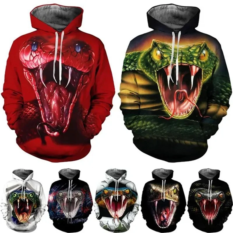 Свитшот с принтом змеи