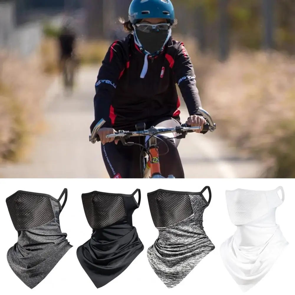 

Ice Silk Sunscreen Mask for Summer Universal Dust-proof Cycling Scarf Sun Protection Cycling Face Cover for Outdoor 스카프마스크