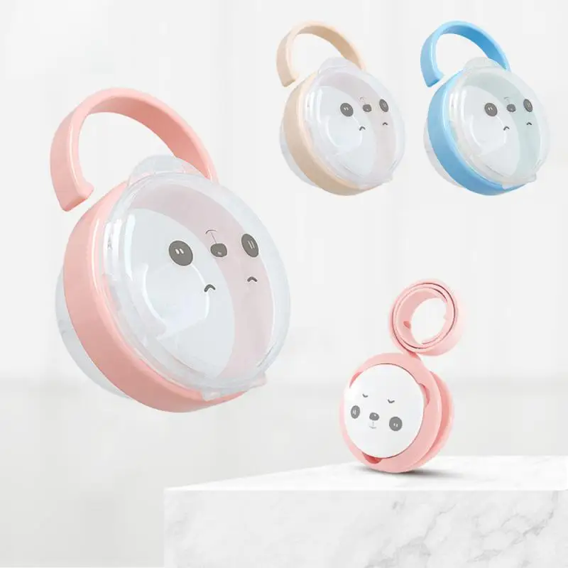 

Portable Pacifier Box Finger Cots Teether Storage Pacifier Dust Cover Case PP Plastic Play Soother Nipple Container Holder Box