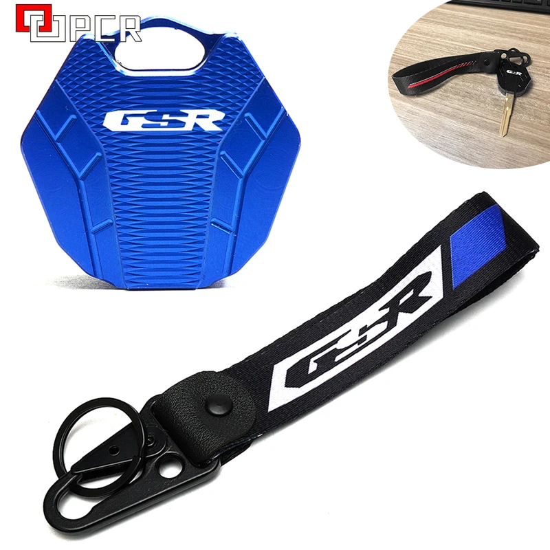 

2022 New For SUZUKI GSR750 GSR400 GSR600 GSR 750 GSR 400 600 All Year Motorcycle Key Cover Case Shell Embroidery Badge Keyring