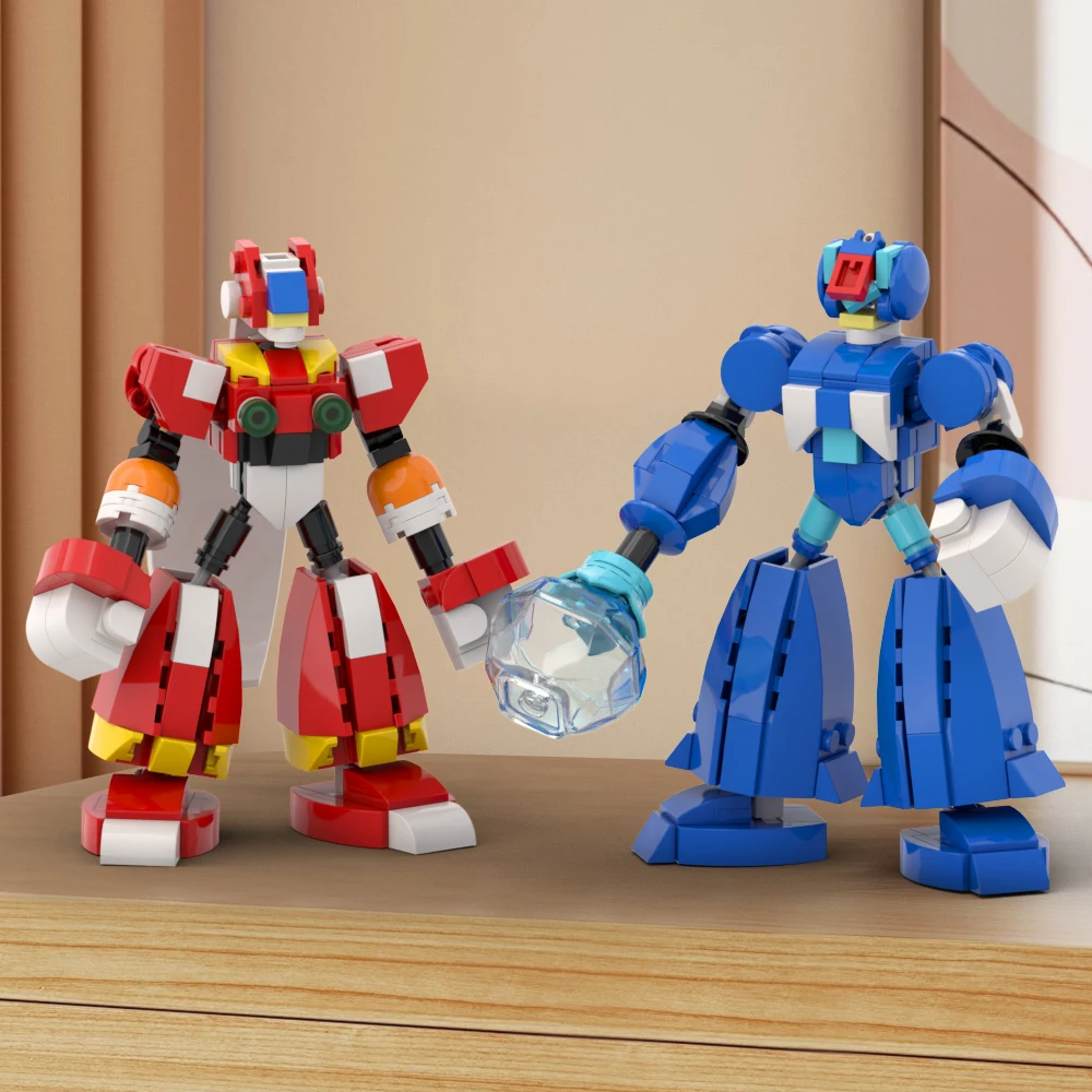 Экшн-фигурка Rock Mehca строительный блок набор моделей MOC Robot Man кирпичи игрушка для