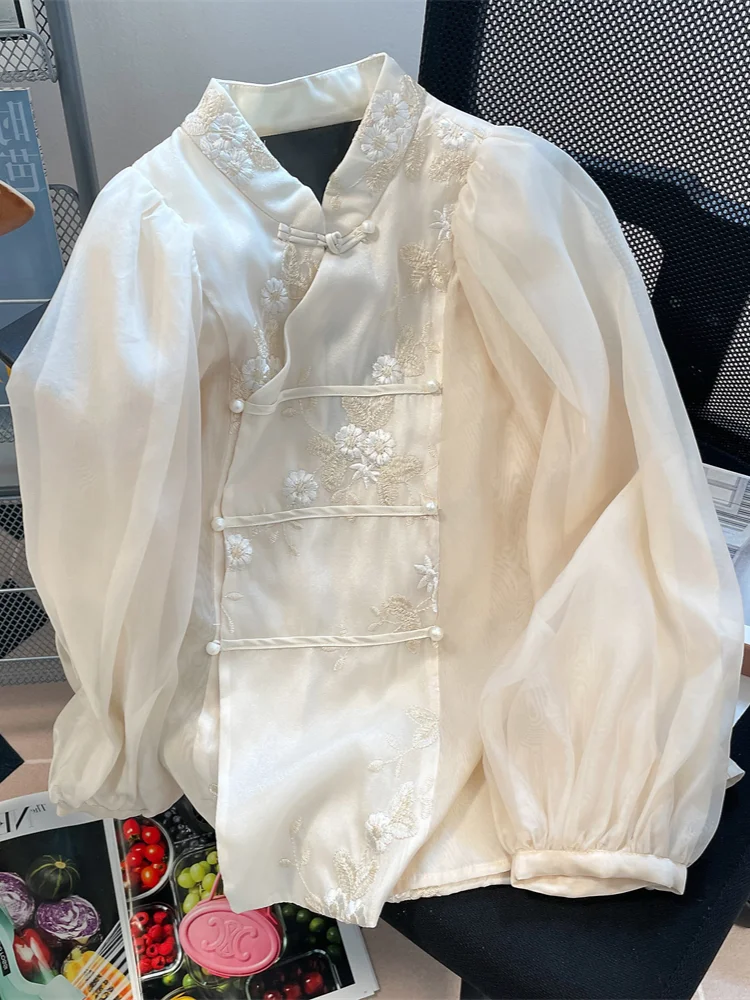 Шикарная модная женская китайская лягушка Hikigawa с цветочной вышивкой Ранняя