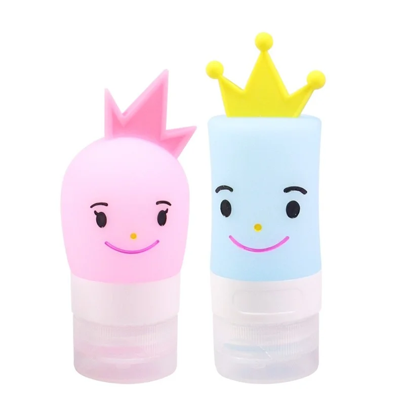 

Silicone Dispensing Bottle Cute Princess Prince Cartoon Dispensing Bottle Lotion Bottles Shampoo Shower Gel Dispensing Bottle