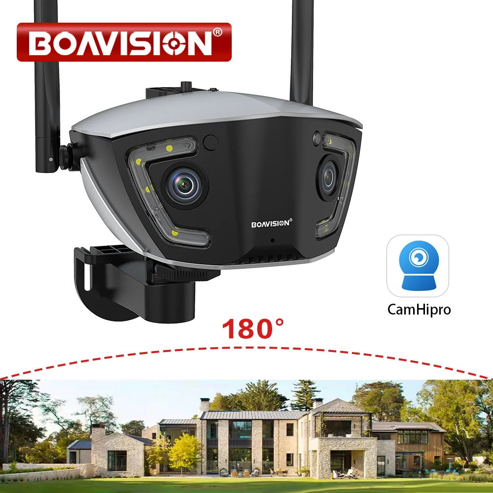 

BOAVISION HD 4MP 180° Ультраширокоугольная камера видеонаблюдения