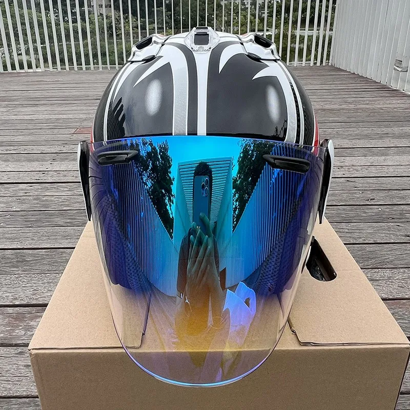 VZ-RAM Высококачественный классический шлем из АБС-пластика 3/4 с открытым лицом