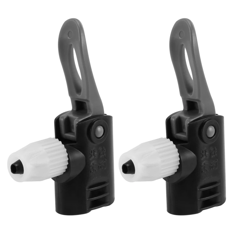 

2X Bike Bicycle Dual Head Pump Nozzle Valve Connector Hose Adapter Pumping Parts