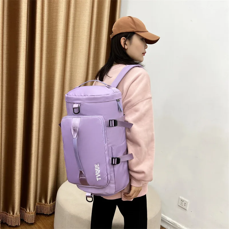 

Outdoor Travel Luggage Rucksack Fitness Dance Yoga Shoulder Dry Wet Compartments Separate Shoes Bin Gym Sports Trainning Bag