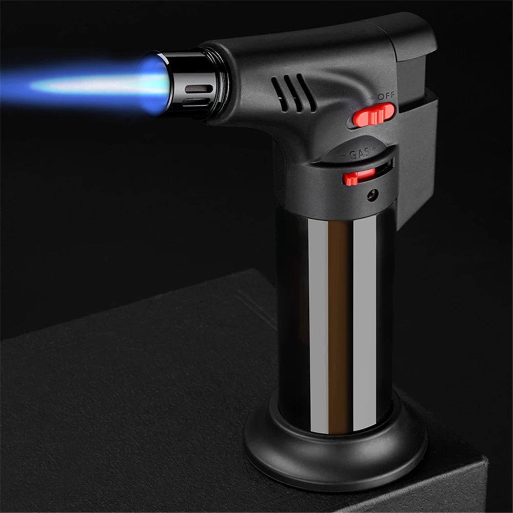 Flame Torch Lighter Kitchen Cooking Outdoor Camping Gas Jet Windproof Ignition Spray Gun Turbo Butane Cigarette Cigar Lighter