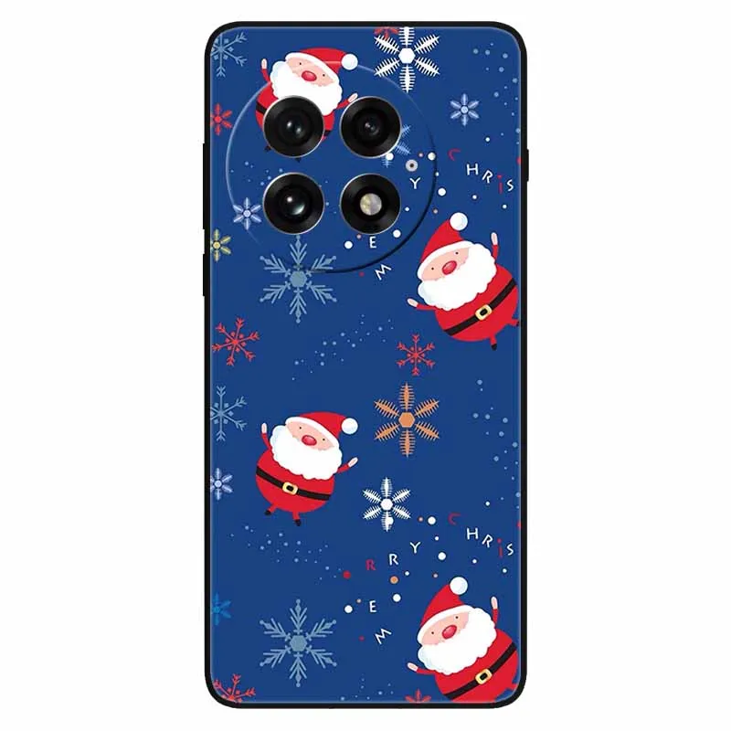 Рождественские чехлы для телефонов Oneplus 13 5G защитный силиконовый роскошный
