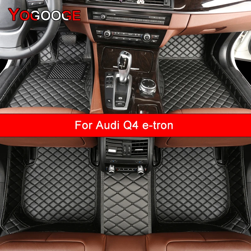 

YOGOOGE Custom Car Floor Mats For Audi Q4 E-Tron Auto Accessories Foot Carpet