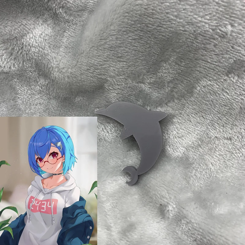 

Аниме Hololive Vtuber Nishizono Chigusa шпилька для волос реквизит для косплея