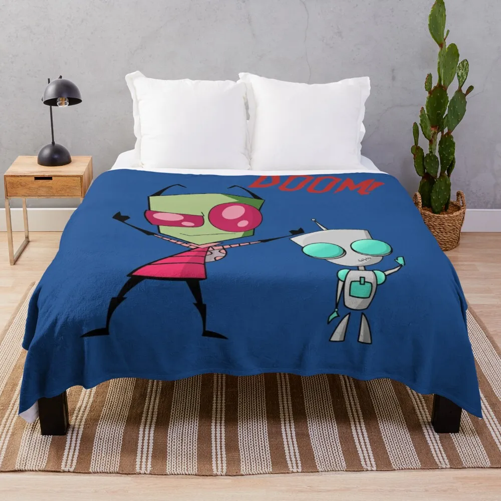 

Invader Zim & gir-doom! Одеяло тонкое одеяло для путешествий