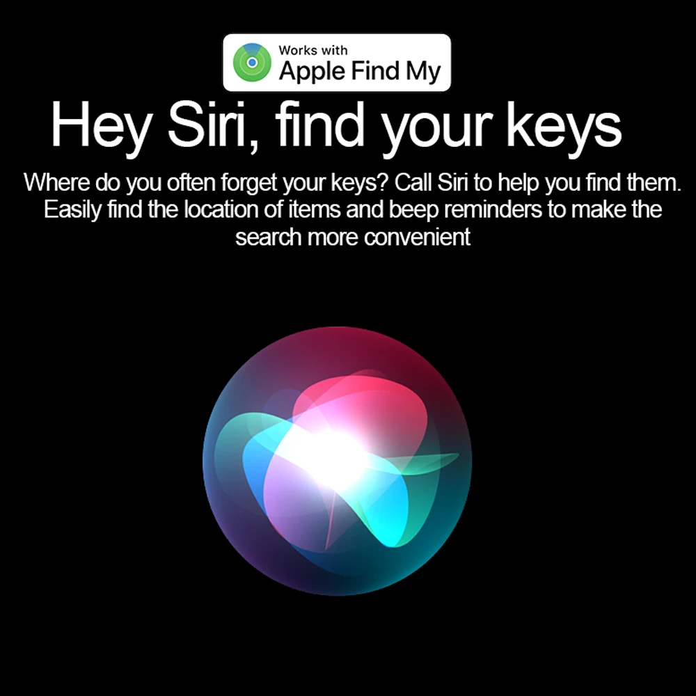 Фото Bluetooth GPS-трекер Smart Tag Airtag работает с Apple Find My APP ITag Locator Air Tag Pet Key Finder для iOS №2