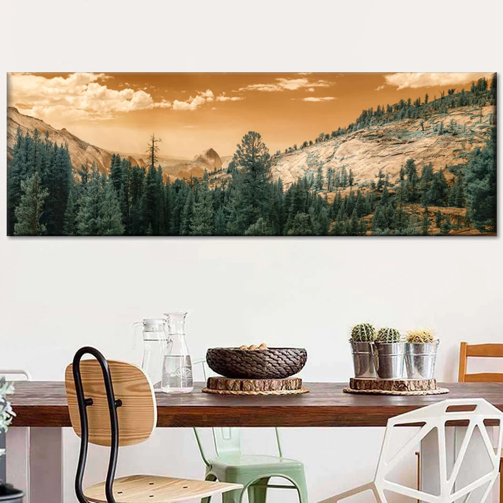 Пейзаж Монтана панорама гора озеро накидка холст картина природный пейзаж