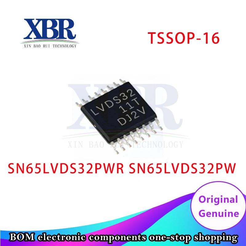 

5 PCS SN65LVDS32PWR SN65LVDS32PW TSSOP-16 Chip IC New and original parts