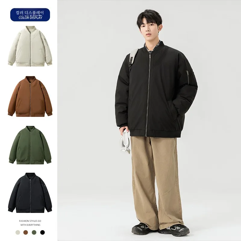 Zhenvis осенне-зимняя одежда на хлопковой подкладке повседневная модная свободная