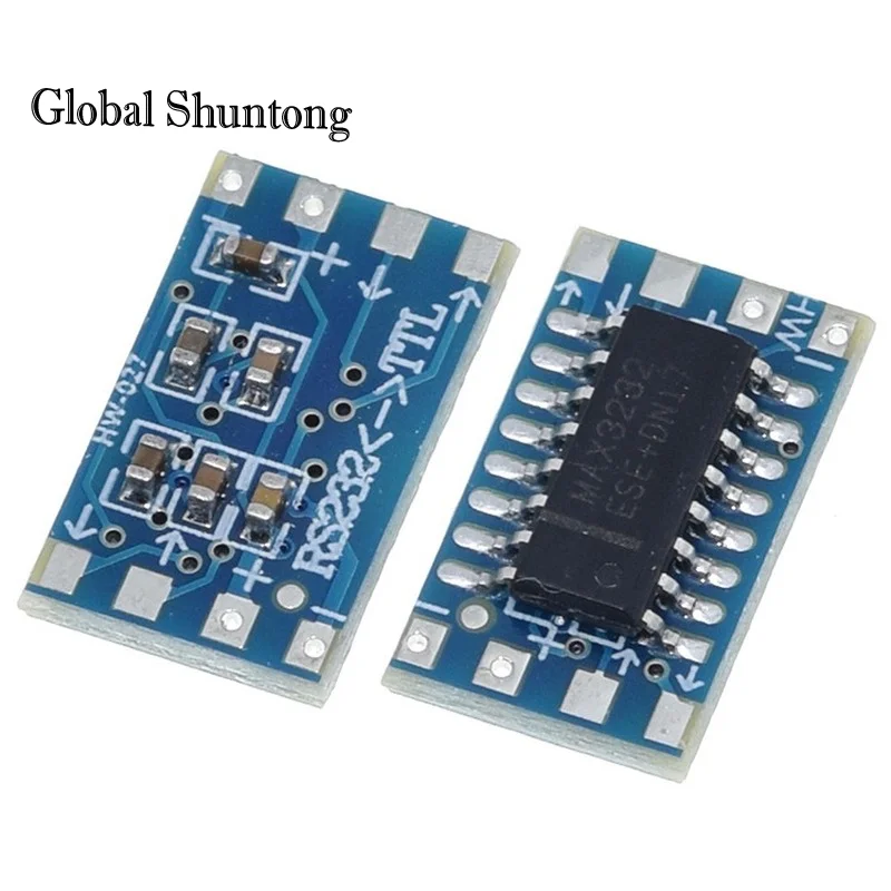 

10PCS Mini RS232 MAX3232 Levels To TTL Level Converter Board Serial Converter Board Dropshipping