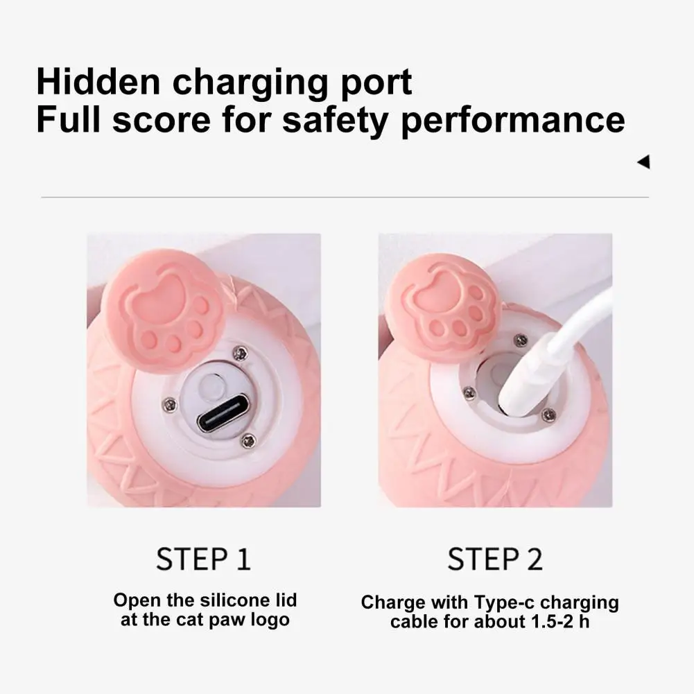 Игрушка для кошек автоматическая игрушка заряжаемый от Usb мяч самодвижущаяся