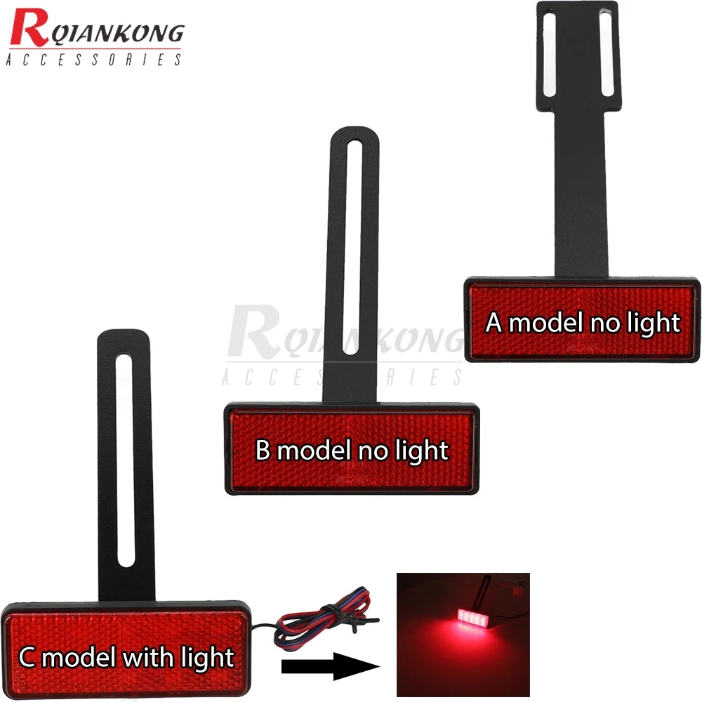 Фото ДЛЯ HONDA VFR400 VFR400R VFR700 VFR750 VFR750F VFR750R VFR800 VFR800F VFR1200 Держатель номерного знака Удлините детали хвостового отражателя №4