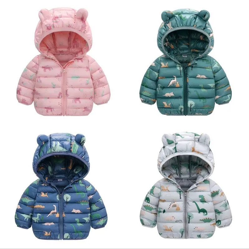 

Children's wear children eiderdown coat of new fund 2022 autumn winters is brief paragraph boy girl child thickening coat