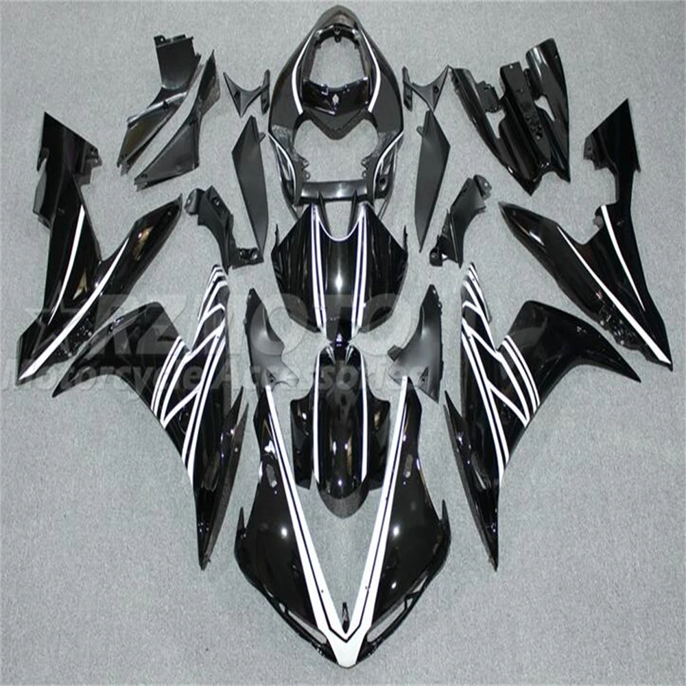 

4Gifts New ABS JP Motorcycle Whole Fairings Kit Fit For YAMAHA YZF- R1 2004 2005 2006 04 05 06 Bodywork Set Shell White Black