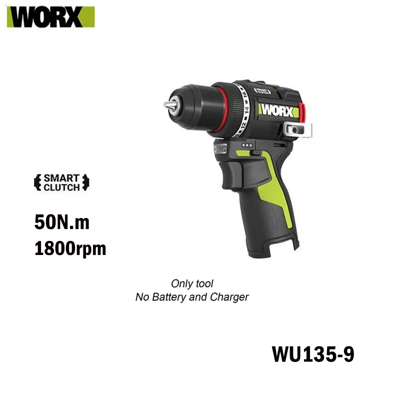 

Электрическая дрель WORX WU135, отвертка, 12 В, беспроводной электроинструмент