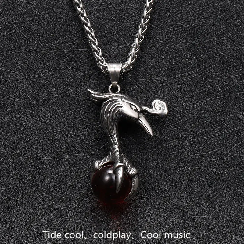 

Мужское ожерелье в стиле хип-хоп из титановой стали