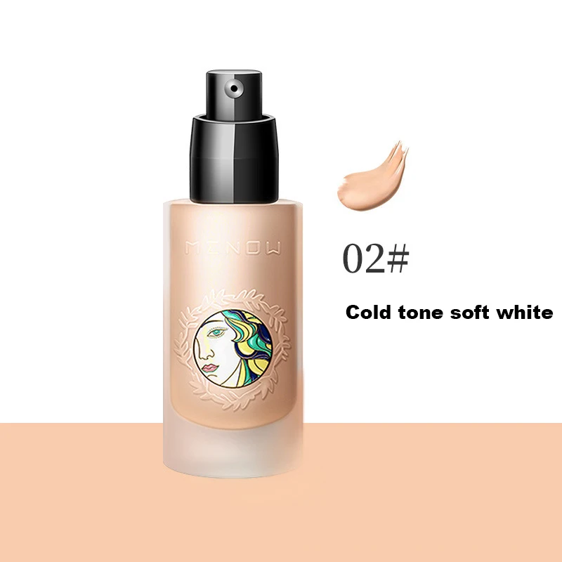 

MENOW Venus Liquid Foundation Long Lasting Oil Control Concealer Full Coverage Acne Marks Face Eye Makeup Cream Cosmetics TSLM1