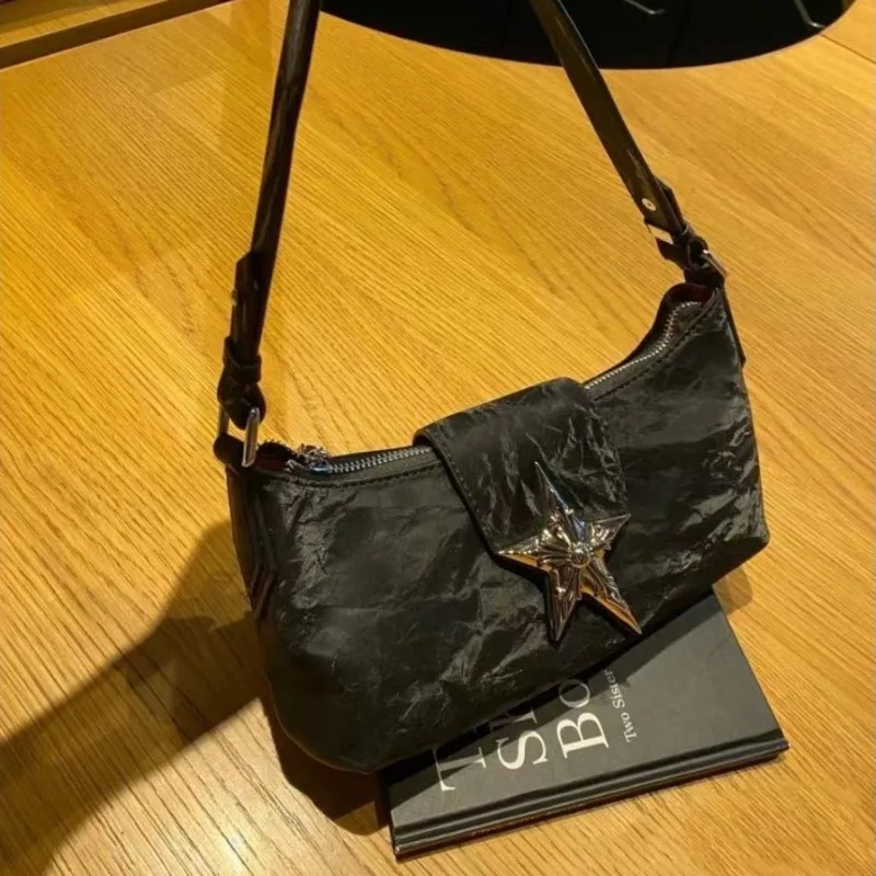 

Винтажная женская сумка на плечо MBTI Y2k, модная осенне-зимняя Изысканная Повседневная сумка, Современная Универсальная женская сумка для подмышек