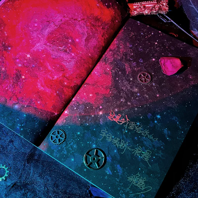 Фото Книга китайской романтики и художественной литературы с розами и возрождения №5