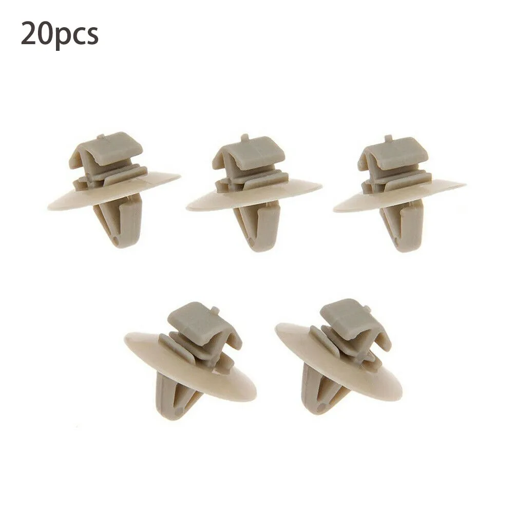 

20x Car Accessories Clips Side Door Moulding Trim Panel Plastic Clips For Vauxhall Vivaro Renault Trafic Car Parts Fastener