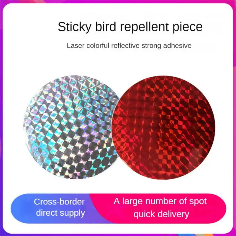 

Useful For Garden Courtyard Laser Film Adhesive Reflective Patch Bird Repellent Tape Garden Supplies Pigeons Creative Balcony