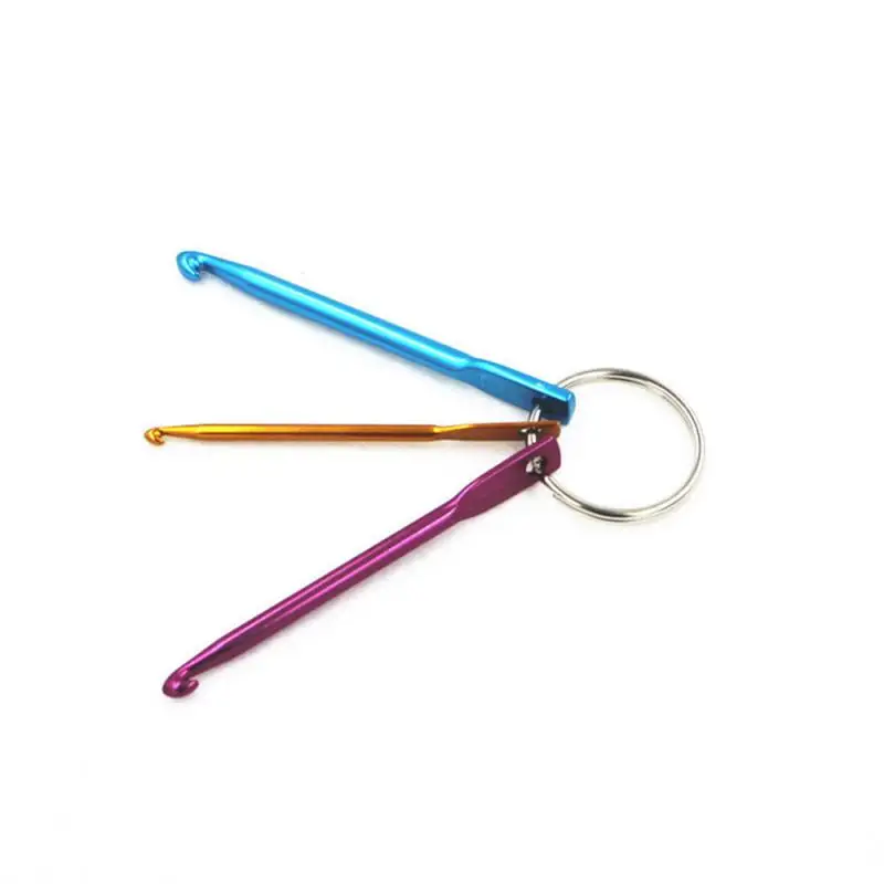 

3in1 Knitting Needles Crochet Hooks Handmade DIY Multicolour Crafts Knitting Needles Weave Sweater 3/4/5mm Sewing Accessories