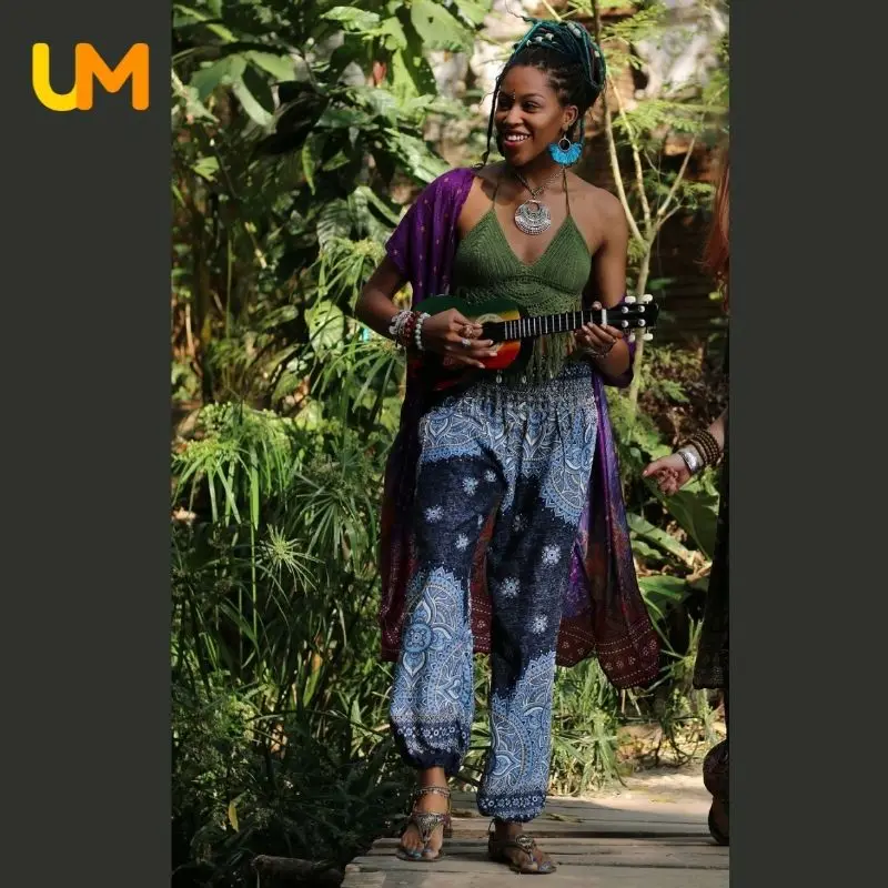 

Floral High Waist Flare Leg Bell Bottom Pants Female Summer Fitness Running Yoga Naked Feeling Yoga Pants Elastic Gym Clothing