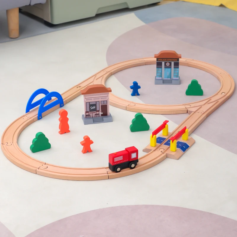 Все виды деревянных гоночных треков деревянная железная дорога железнодорожные