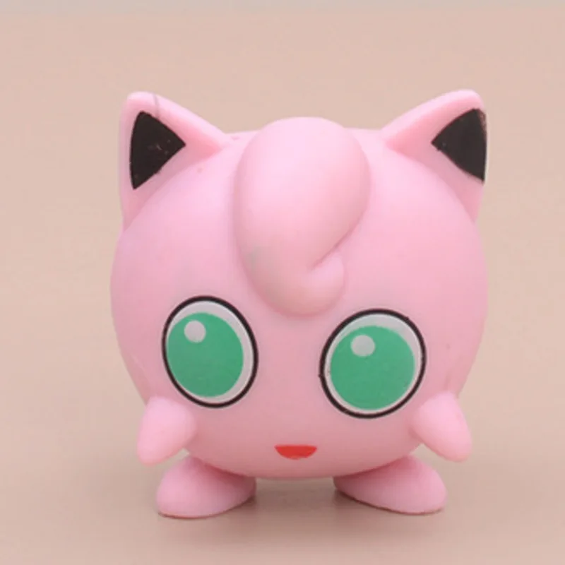 

6 Types Of Pet Sprites Anime Figures Pikachu Squirtle Pokemon Toys Model For Car Ornament Car Interior Children's Gift