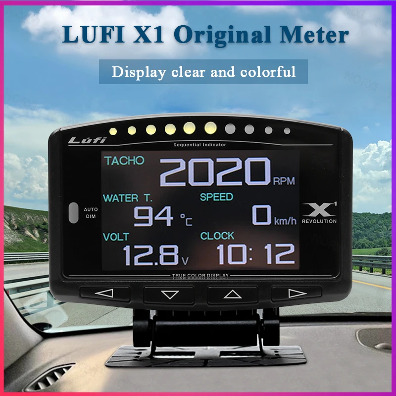 Датчик давления масла lufi x1 obd 2 цифровой измеритель температуры скорости и для