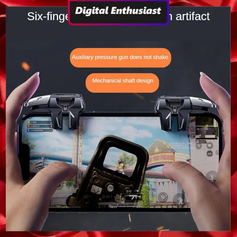 

Game Pad Accessories Mobile Controller Portable Convenient Game Controller Alloy Non-slip Fire Aim Button Office Accessories