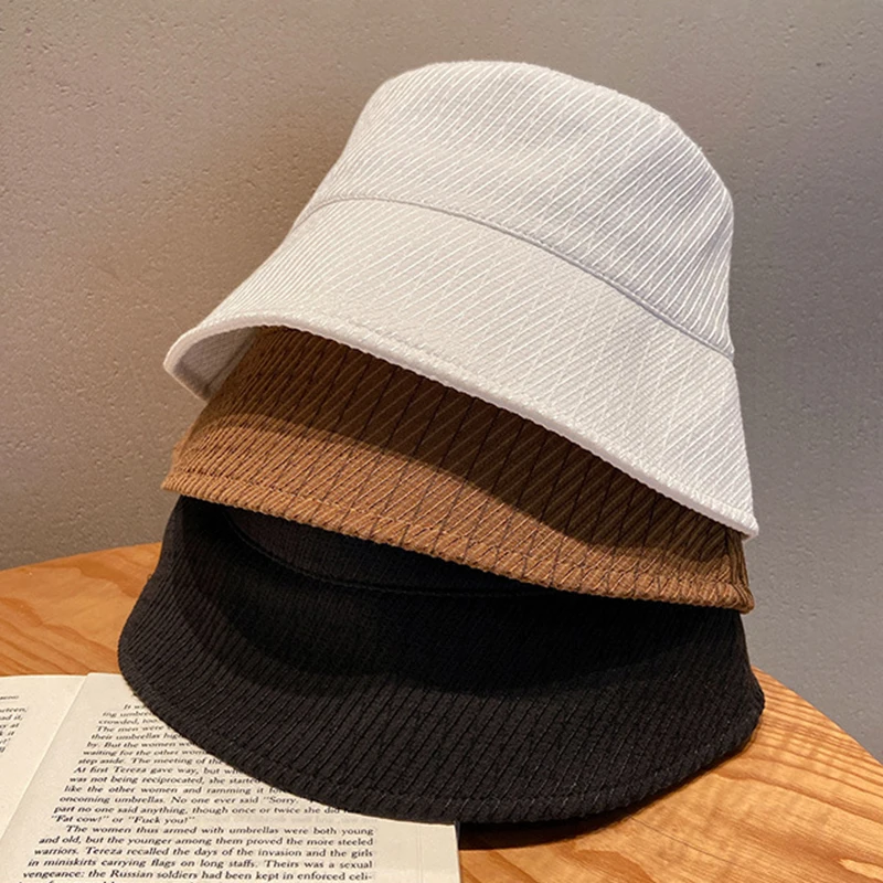 

2022 Summer Bucket Hat for Women Men Fashion Solid Sunscreen Panama Hats Pure Outdoor Bob Fisherman Cap Foldable Sunbonnet