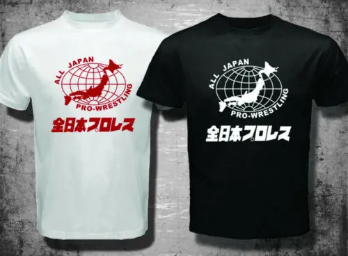 

NEW GREAT MUTA PURORESU ALL JAPAN PRO WRESTLING LOGO T-SHIRT TEE