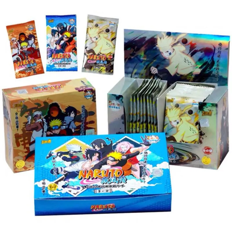 

KAYOU Narutoes Card Japanese Anime Collection Game Card Toys Chapter of Soldiers Bronzing Inheritance KAYOU Cards