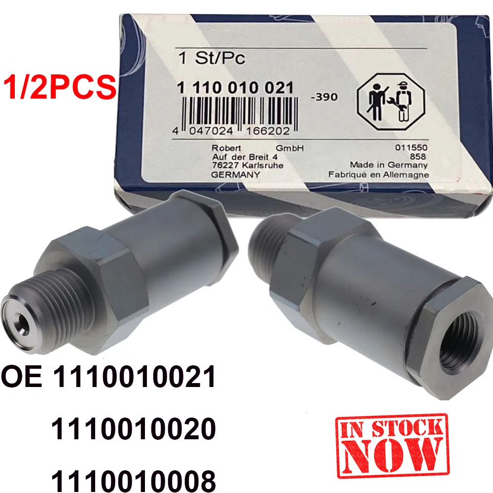 

1/2PCS 1110010021 For B-osch Original Common Fuel Rail Pressure Relief Limiter Valve 3963808 1110010008 1110010020 For Cumminss