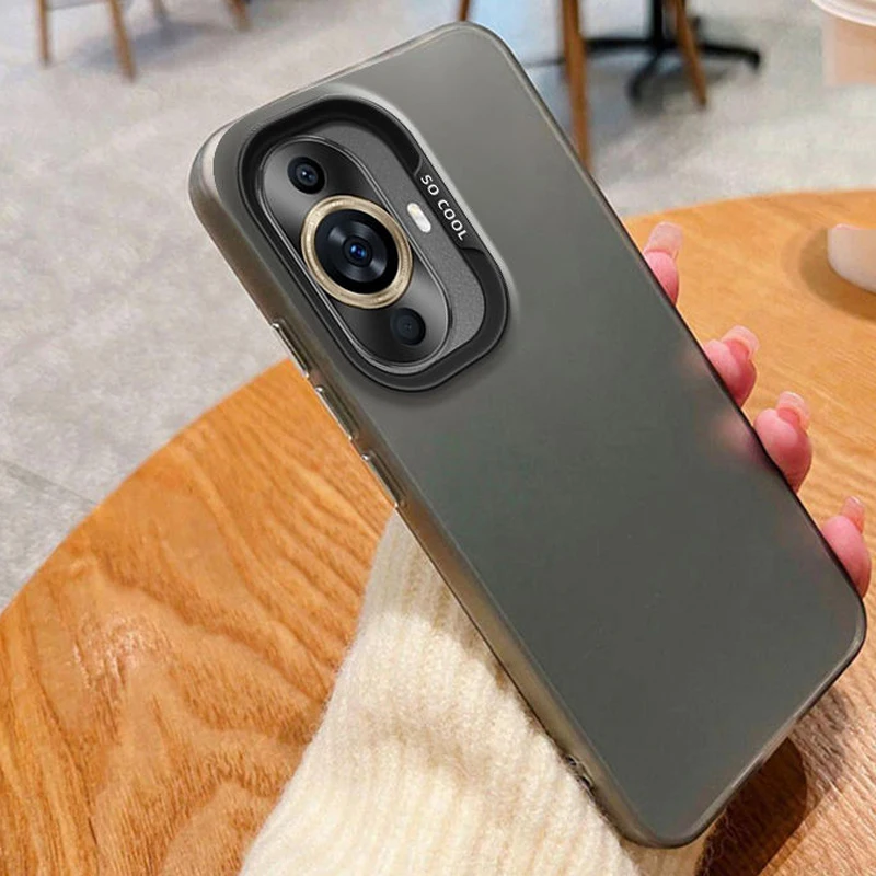 Фото Чехол для Huawei nova 12s, чехол для телефона Huawei nova 12s, чехлы NOVA12S, FOA-LX9, роскошный матовый чехол с металлической кожей Aurora №4