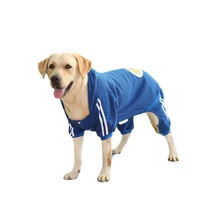 luxurious dog sweaterfour legged hoodie for dogs in autumn and winterfleece warm pet clotheslarge medium and small labradors