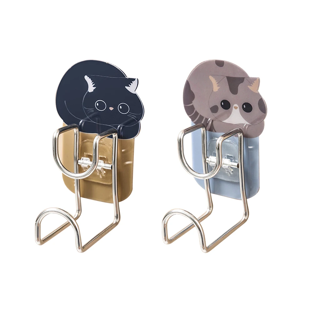 

Держатель без отверстий для кухни и ванной комнаты, крючок для хранения, полка для раковины, Сэкономьте место, держатель для хранения из нер...